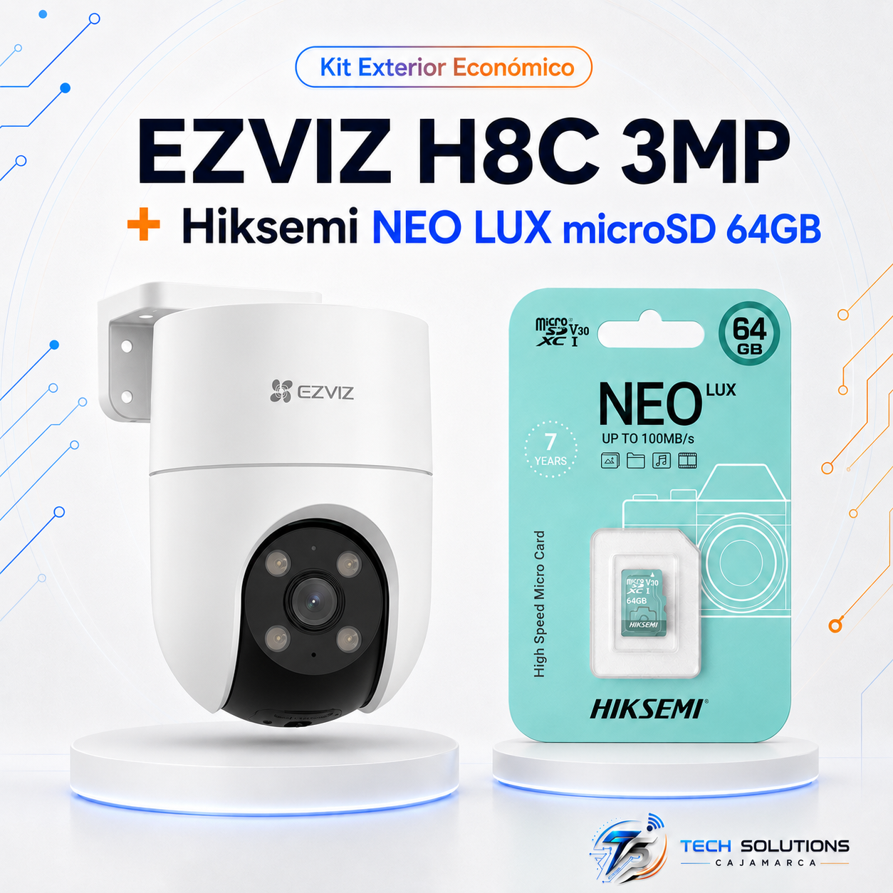 Kit Exterior Económico EZVIZ H8C 3MP