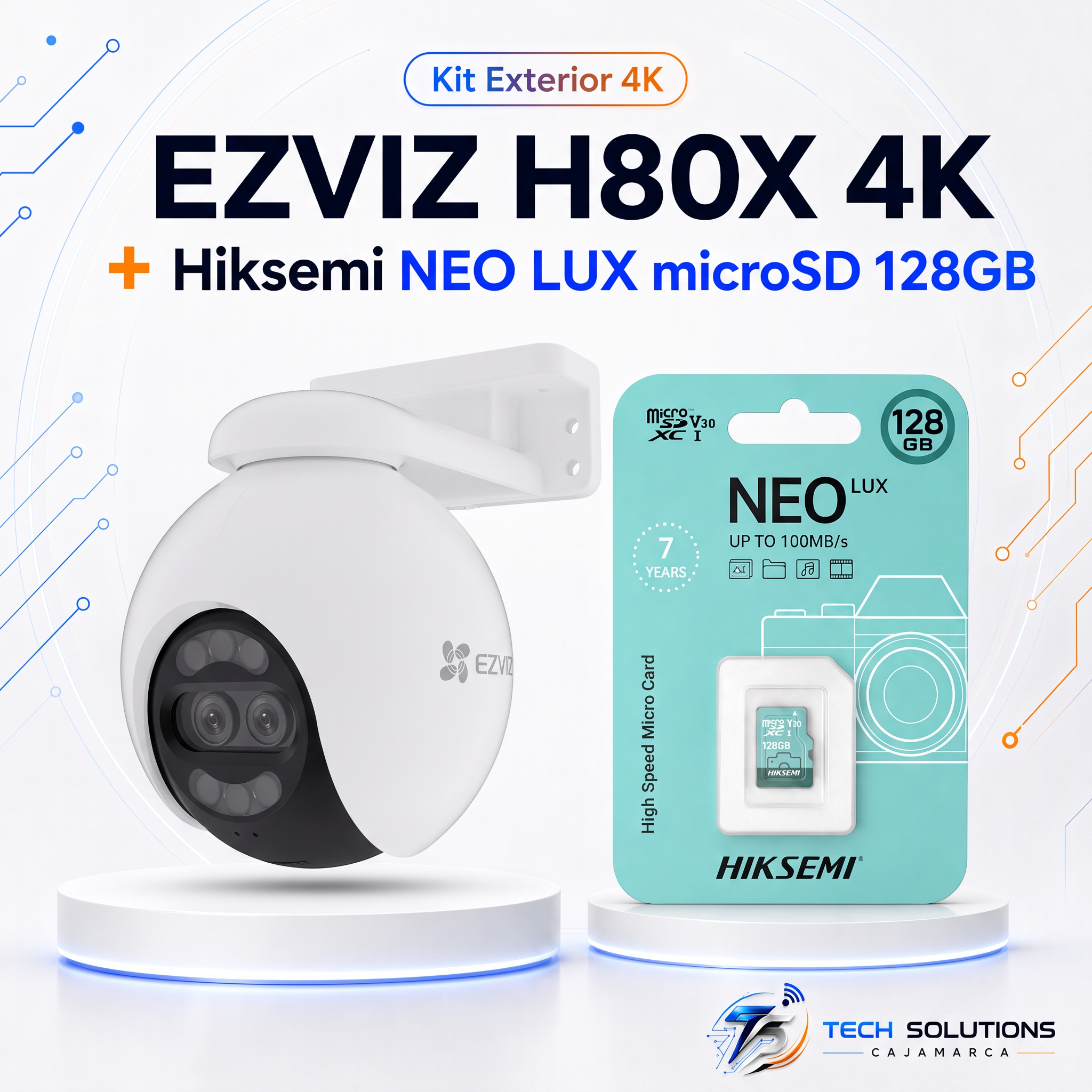 Kit Exterior Premium EZVIZ H80X 4K