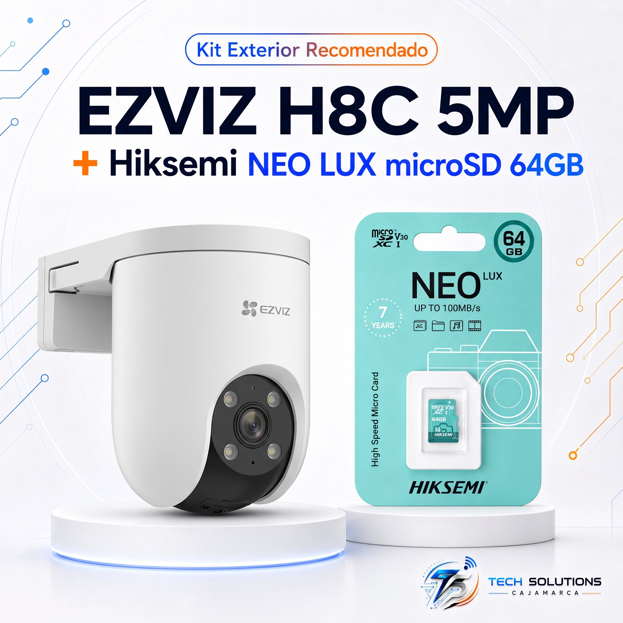 Kit Exterior Recomendado EZVIZ H8C 5MP