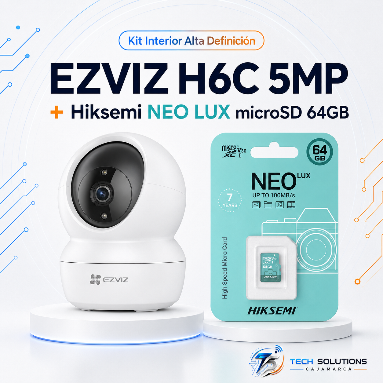Kit Interior Alta Definición EZVIZ H6C 5MP