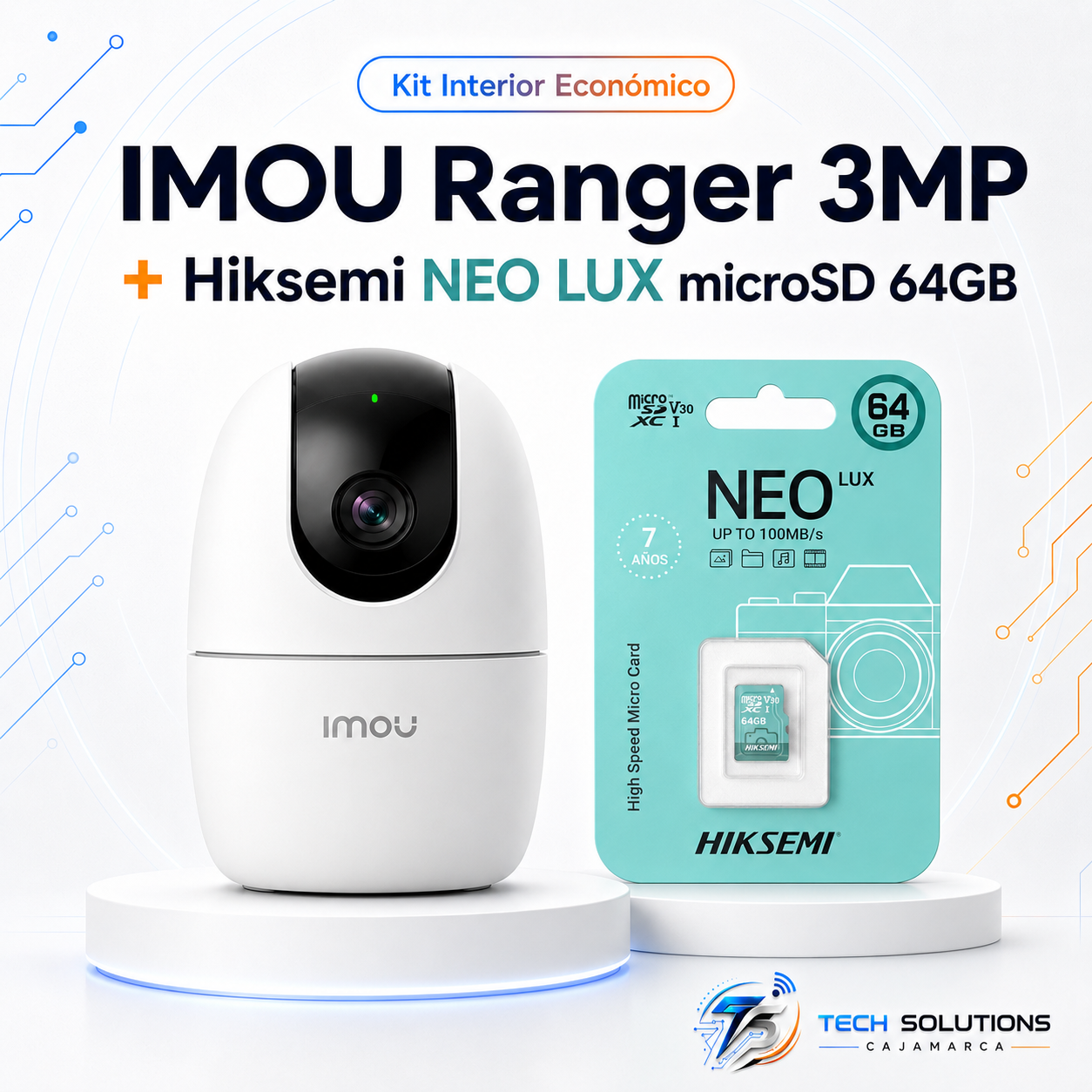 Kit Interior Económico IMOU Ranger 3MP